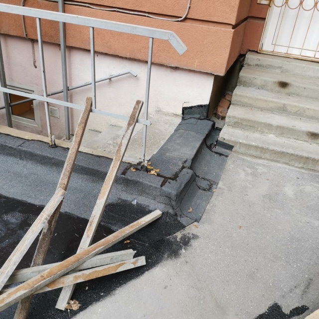 ТСЖ, Галактионовская 106 А., Гидроизоляция отмостки