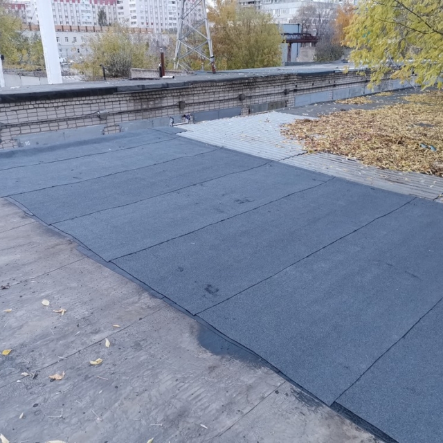 Ремонт кровли гаража на Челюскинцев